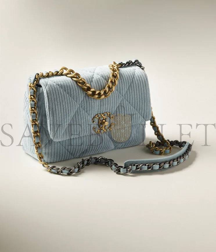 CHANEL CHANEL 19 HANDBAG GOLD HARDWARE AS1160 B08964 NJ582 (26*16*9cm) CHANEL CHANEL 19 HANDBAG GOLD HARDWARE AS1160 B08964 NJ582 (26*16*9cm)